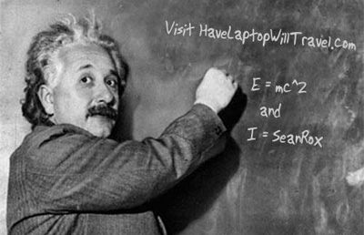 Albert Einstein's Chalk Board