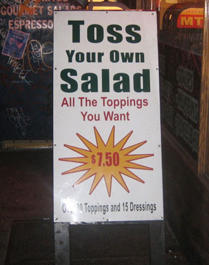 Toss Your Own Salad